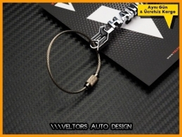 BMW Hamann Logo Amblem Özel Krom Hamann Anahtarlık