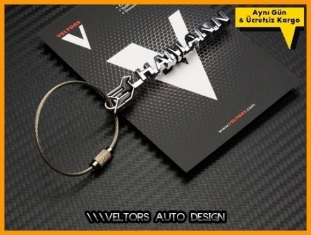 BMW Hamann Logo Amblem Özel Krom Hamann Anahtarlık