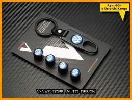 VW Logo Amblem Anahtarlık Sibop Kapak Seti