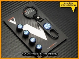 VW Logo Amblem Anahtarlık Sibop Kapak Seti