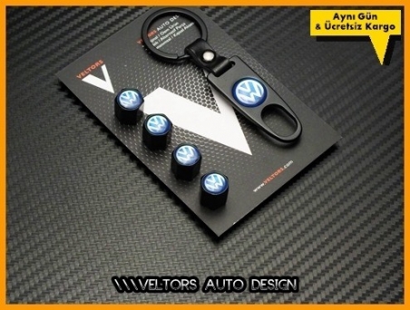 VW Logo Amblem Anahtarlık Sibop Kapak Seti