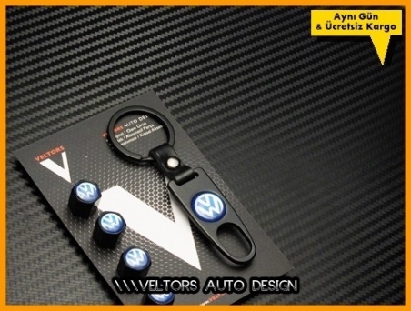 VW Logo Amblem Anahtarlık Sibop Kapak Seti