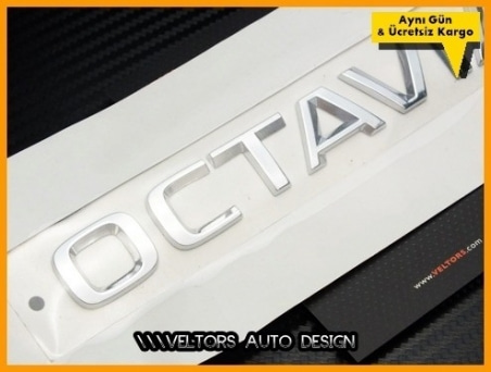 Skoda Octavia Bagaj Yazı Logo Amblem