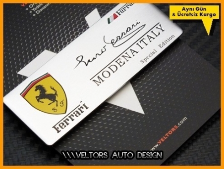 Ferrari Modena Plaket Logo Amblem