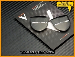 Mercedes AMG Body Logo Amblem Seti