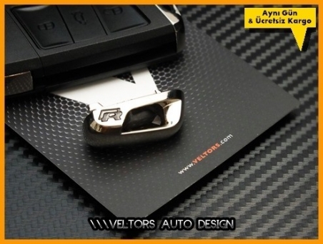 VW Golf Polo R Kumanda Anahtar R line Logo Amblem Eklenti