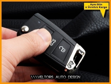 VW Golf Polo R Kumanda Anahtar R line Logo Amblem Eklenti