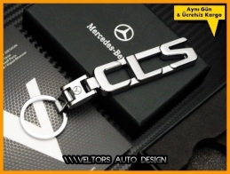 Mercedes CLS Class Serisi Logo Amblem Özel Krom CLS Anahtarlık