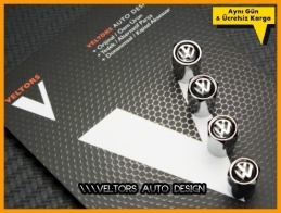 VW Logo Amblem Araç Sibop Kapak Seti