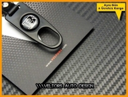 Mercedes BRABUS Logo Amblem Anahtarlık Sibop Kapak Seti