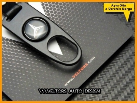 Mercedes Logo Amblem Anahtarlık Sibop Kapak Seti