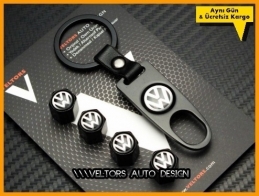 VW Logo Amblem Anahtarlık Sibop Kapak Seti