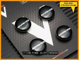 Mercedes AMG Logo Amblem Seti