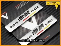 Honda Mugen Power Koltuk Döşeme Logo Amblem Seti