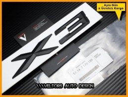 BMW E83 F25 X3 Bagaj Yazı Logo Amblem