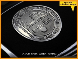 Mercedes AMG Logo Amblem Anahtar Kumanda Kabı Eklenti
