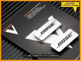 Skoda BOSE Hoparlör Stereo Logo Amblem Seti
