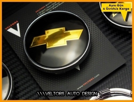 Chevrolet Logo Amblem Jant Göbeği Göbek Kapak Seti