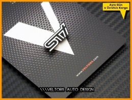 Subaru Sti Direksiyon Logo Amblem