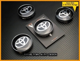 Toyota Logo Amblem Jant Göbeği Göbek Kapak Seti