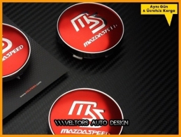 Mazda Logo Amblem Jant Göbeği Göbek Kapak Seti