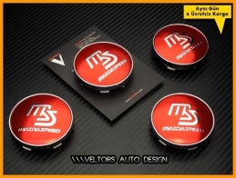 Mazda Logo Amblem Jant Göbeği Göbek Kapak Seti