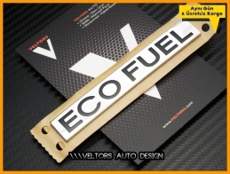 VW Yeni Nesil Eco Fuel Bagaj Yazı Logo Amblem