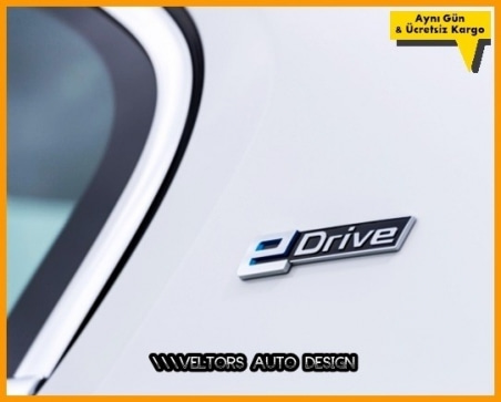 BMW eDrive Yan Logo Amblem Seti