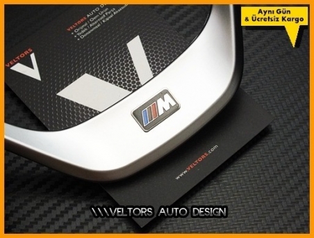 BMW F20 1 F30 3 M Logo Amblem Direksiyon Kemeri Çerçevesi