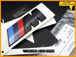 BMW Orijnal Piano Black M Bagaj Yazı Logo Amblem
