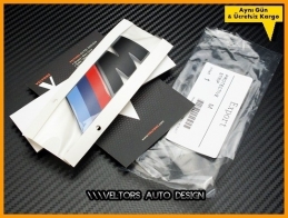 BMW Orijnal Piano Black M Bagaj Yazı Logo Amblem