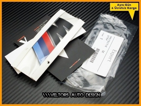 BMW Orijnal Piano Black M Bagaj Yazı Logo Amblem