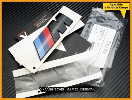 BMW Orijnal Piano Black M Bagaj Yazı Logo Amblem