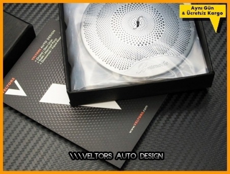 Mercedes W205 C Class Burmester Hoparlor Stereo Kapak Logo Amblem Seti