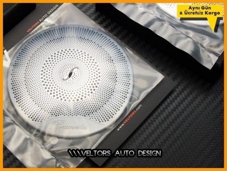 Mercedes W205 C Class Burmester Hoparlor Stereo Kapak Logo Amblem Seti
