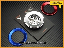 VW Direksiyon Airbag Logo Amblem Halka Gri