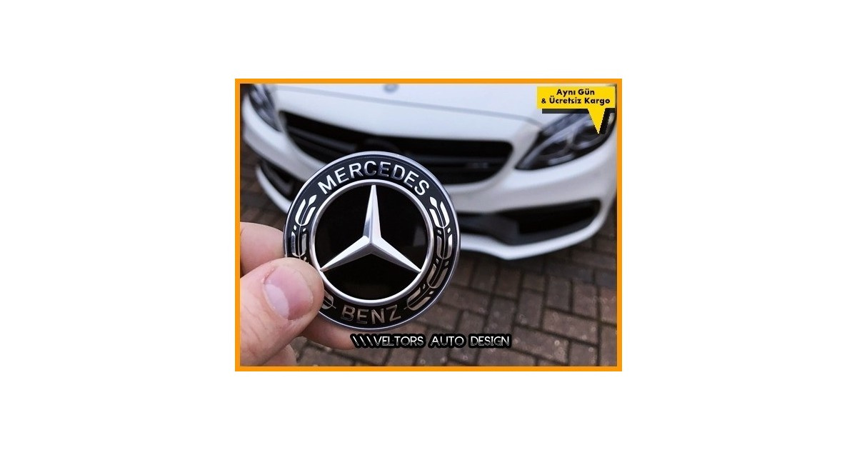 Mercedes Yeni Nesil Kaput Yıldız Logo Amblem