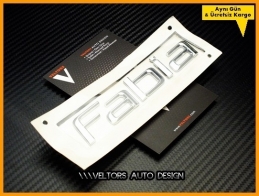 Skoda Fabia Bagaj Yazı Logo Amblem