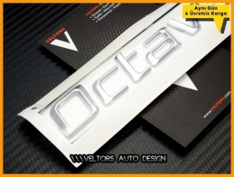 Skoda Octavia Bagaj Yazı Logo Amblem