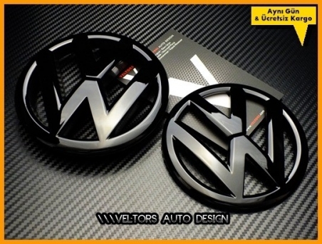 VW Polo Ön Izgara Arka Bagaj Logo Amblem Seti