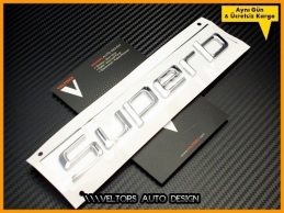 Skoda SUPERB Bagaj Yazı SUPERB Logo Amblem