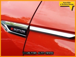 VW Tiguan 4Motion 4 Motion Yan Yazı Logo Amblem Seti