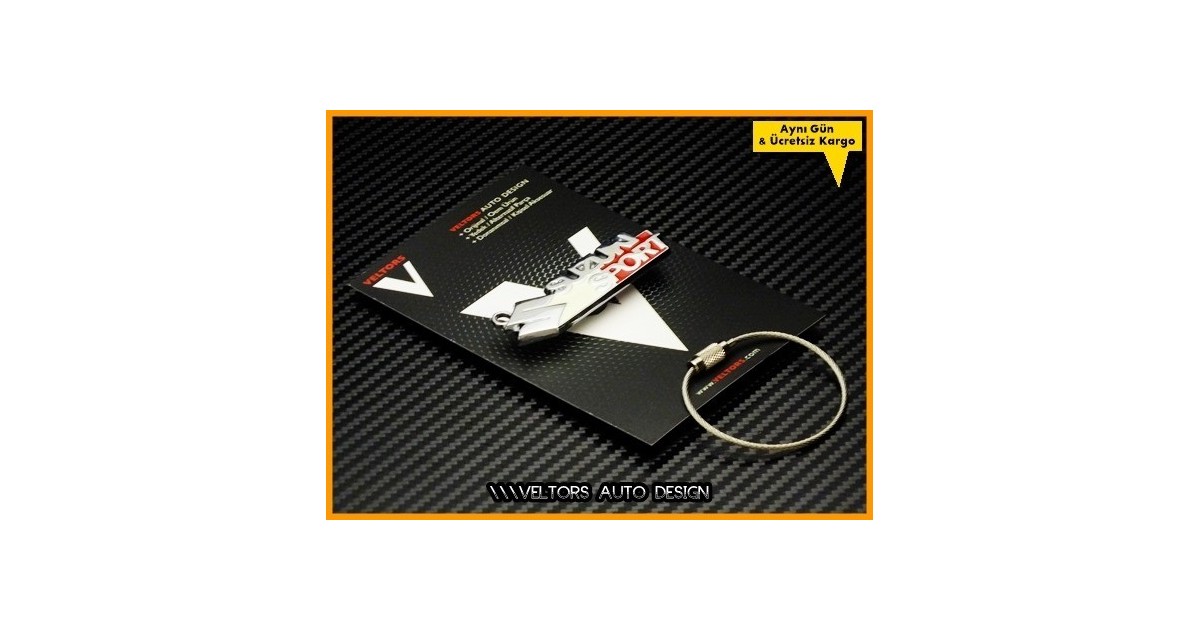 Suzuki Logo Amblem Özel Krom Suzuki Sport Anahtarlık