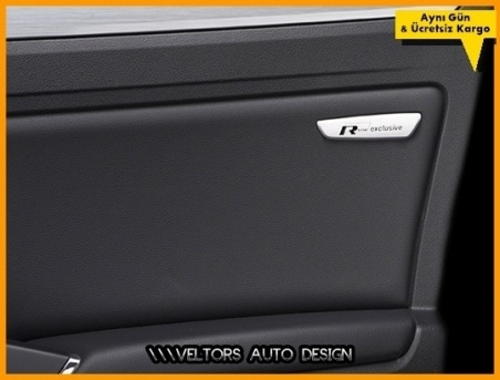 VW Passat Arteon Tiguan R line Exclusive Logo Amblem Seti
