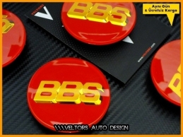 BBS Logo Amblem Jant Göbek Kapak Seti