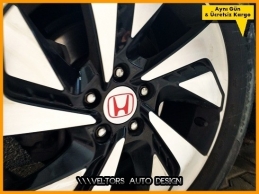 Honda Kırmızı Jant Göbeği Göbek Kapak Seti