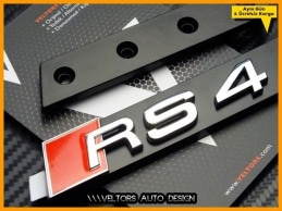 Audi A4 RS4 Ön Izgara Logo Amblem Seti