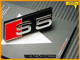 Audi A5 Orjinal S5 Ön Izgara Logo Amblem Seti