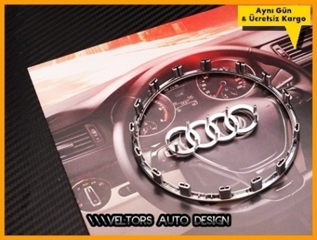 Audi A1 A3 A4 Q3 Q5 Airbag Direksiyon Logo Amblem