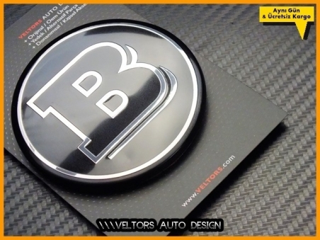 Mercedes Brabus Bagaj Yıldızı Logo Amblem